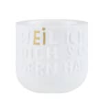 Edelweiß-Tasse mit Spruch "Eil ich dich so gern hab" für Kaffee oder Tee, liebevoll gestaltetes Gesc.