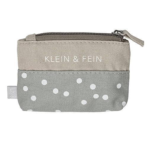 Klein & Fein Kosmetiktasche mit Polka-Dots, praktische Aufbewahrung für unterwegs.