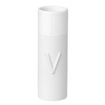 Hochwertiger weißer Keramik-Vase mit modernem Design, ideal für Dekorationen und Blumenarrangement.