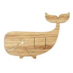 Hochwertiges Holz-Wal Design, handgefertigt, nachhaltige Dekoration, Kinderzimmer, Naturmaterialien,.