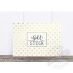 Goldstück Geschenkbox mit Herzmuster, ideal für besondere Anlässe und Geschenke.