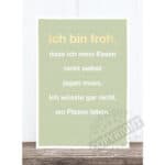 Ich bin froh, dass ich mein Essen nicht selbst jagen muss, Pizzel leben.