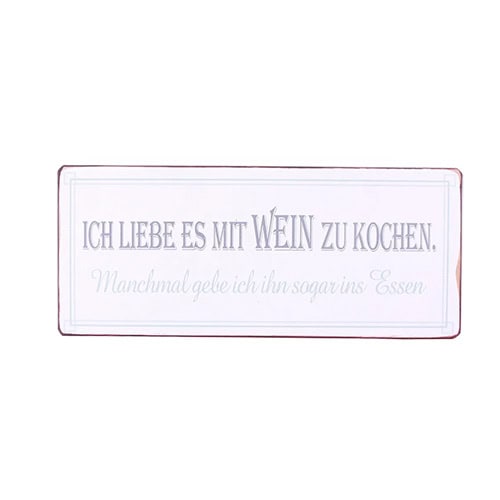 Ich liebe es, mit Wein zu kochen, manchmal esse ich sogar dazu.