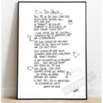 Der Ort, wo die Seele zuhause ist, mit liebevoller Hand geschriebenes Gedicht auf weißem Hintergrund.