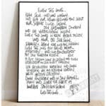 EIN TAG LANG... Gedanken und Gefühle in einem handgeschriebenen Brief auf Papier.