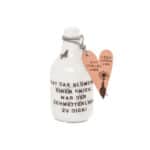 Einmachglas mit Spruch und Anhänger, dekoratives Glas mit Zitat, kreative Geschenkidee, handgemacht,.