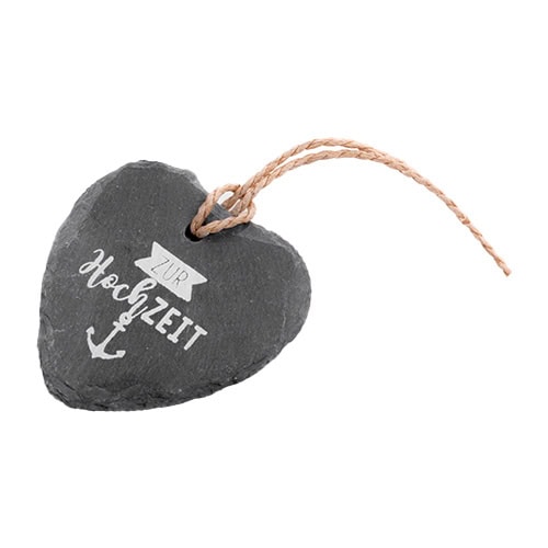 Zweites Herz mit Aufschrift "Zeit" und Anker, symbolisiert Liebe und Geduld.