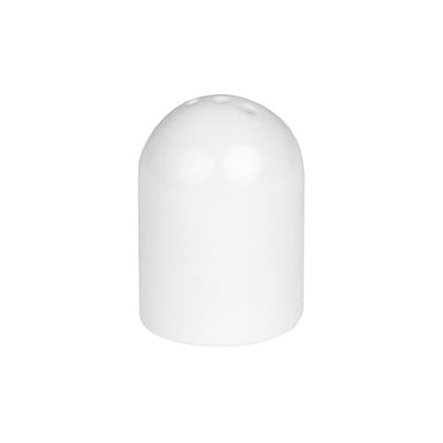 Weiße Keramiklampe, modernes Design, ideal für Wohnzimmer und Schlafzimmer.