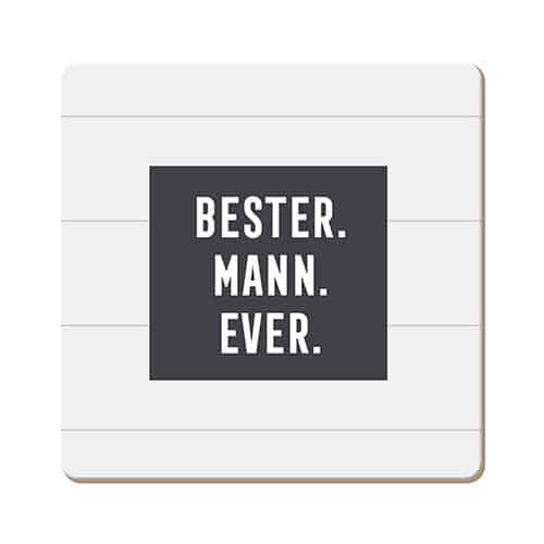 Bester Mann Ever - modernes, minimalistisches Design mit inspirierendem Spruch für Männer.