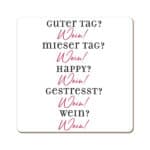 Guter Tag? Nein! Mieser Tag? Nein! Happy? Nein! Gestresst? Nein! Wann? Nein!.