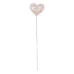 Fröhlicher Herz-Luftballon mit "Happy Birthday" Aufschrift, ideal für Geburtstagsdekorationen.