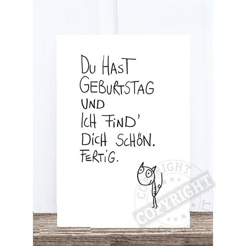 Einladungskarte mit handgeschriebenem Geburtstagsgruß und Katze, kreative Gestaltung für persönliche.