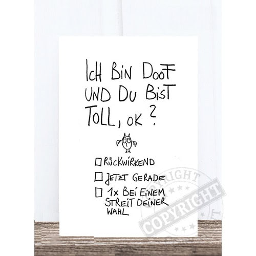 Einzigartiges handgeschriebenes Zitat auf weißem Hintergrund, humorvoll und motivierend.