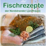 Frischer Nordsee-Fisch mit Zitronenscheibe und Kräutern auf Silbertablett, Fischrezepte, Nordstrand.