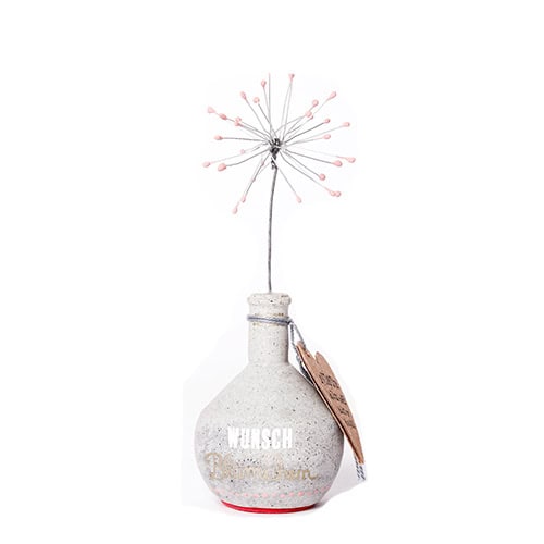 Hochwertige Dekoration mit Blume in Vase, modernes Design, Geschenkidee, stilvoller Wohnaccessoire,.