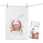 Künstliche Wasserfarbe Krabbe Wandbild, handgemalt, dekorativ, für Kinderzimmer geeignet.