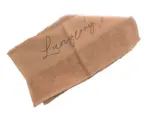 Handtuch mit Langeoog-Schriftzug, ideal für Strand und Bad.
