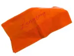 Handtuch mit Langeoog-Schriftzug, ideal für Strand und Urlaub.