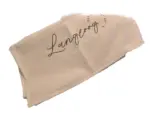 Handtuch mit Langeoog-Schriftzug, ideal für Strand und Bad.