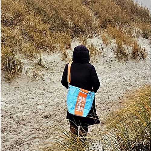Führt zu der Langeoog Koordinaten Tasche