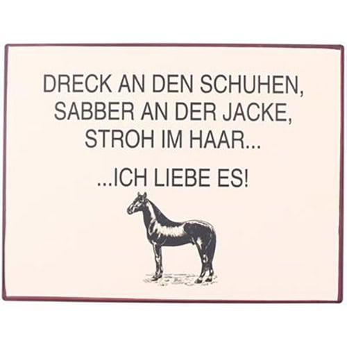 Dreck an den Schuhen, Sabber an der Jacke, Stroh im Haar – Ich liebe es!.