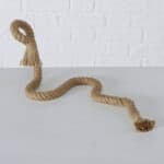 Halskette aus Seil mit Knoten, dekoratives Accessoire für Hunde oder Katzen.