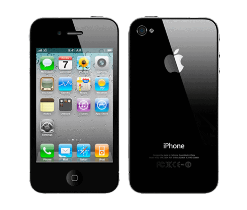 IPhone 5 Schwarz, Apple Smartphone mit 4-Zoll-Display und modernem Design.