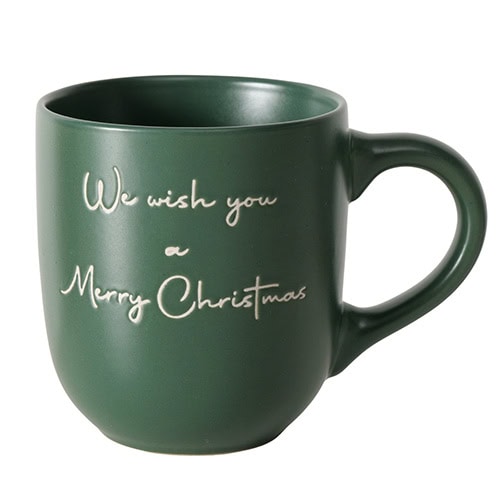 Weihnachtstasse mit Gruß: Frohe Weihnachten, festliche Geschenkidee, Weihnachtsdekoration, Tasse mit.