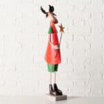 Hirsch Weihnachtsdeko, handgefertigt, festliche Dekoration, Weihnachtsfigur, Fokko 1883.