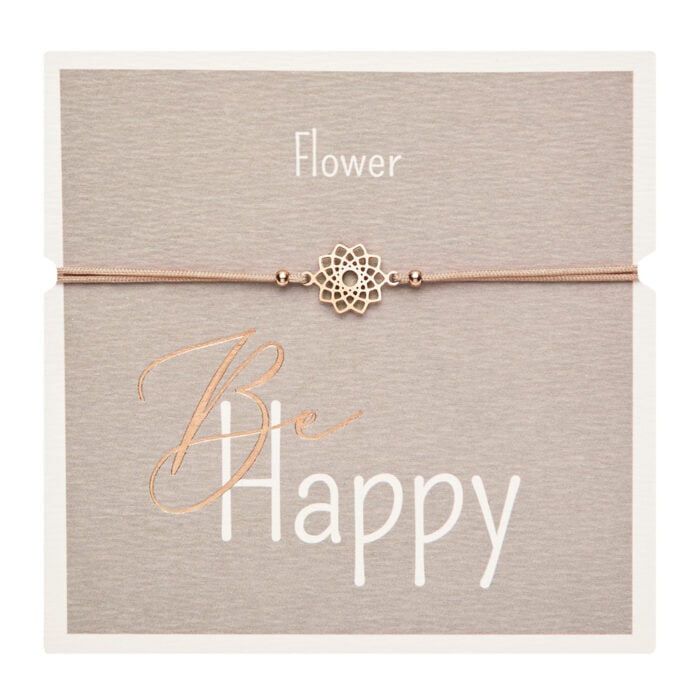 Elegantes Blumenarmband mit Blume-Motiv, feine Goldkette, Geschenkidee.