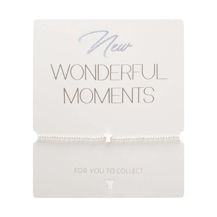 Schmuckkarte mit "New Wonderful Moments" für besondere Anlässe.