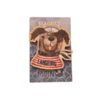 Magnet "Hund mit Halstuch"